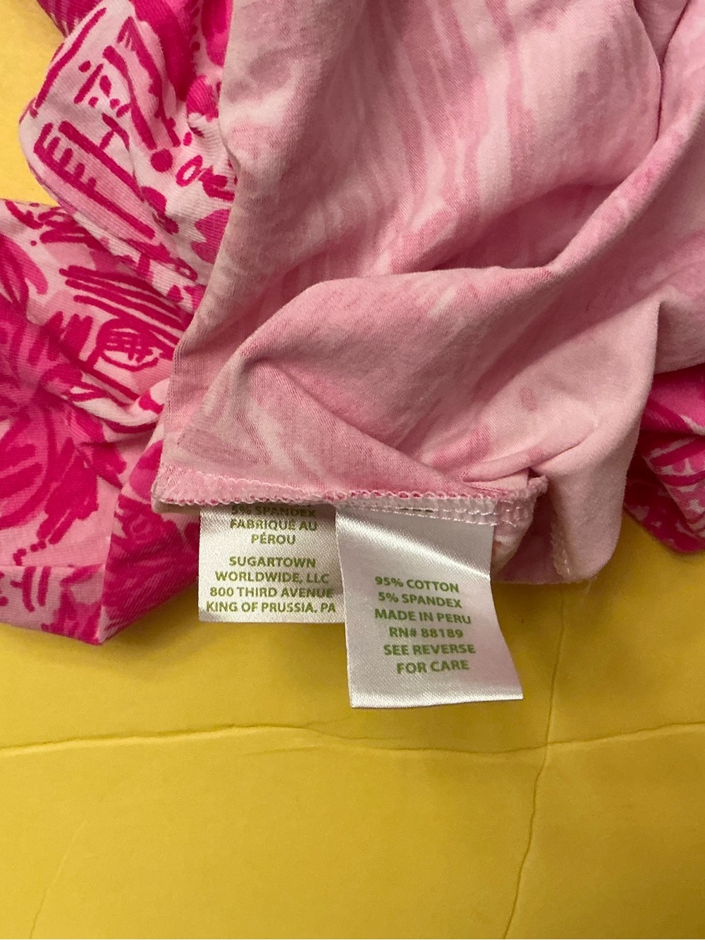 Lilly Pulitzer Kayleigh Rule Breakers Toile top t-shirt sz XL - Picture 6 of 7
